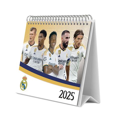 Real Madrid Desk Kalender 2025 Kopen Bestel Eenvoudig En Snel Online