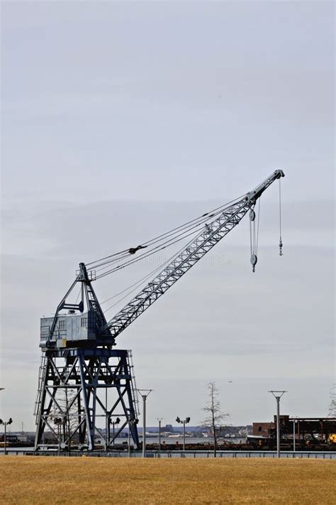 Old dock cranes stock image. Image of crane, architecture - 13364215