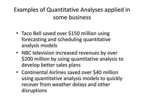 Ppt Quantitative Analysis For Business Powerpoint Presentation Free Download Id6348765