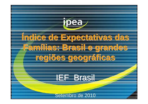 Pdf Slides Ief Brasil Setembro Ipea Gov Br Ief Brasil