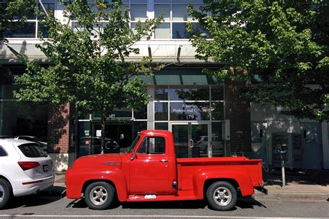 Old Parked Cars Vancouver 1954 Mercury M 100