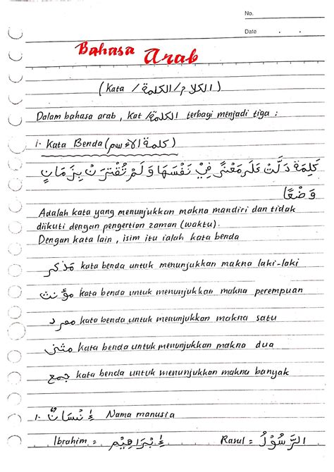 SOLUTION Kata Dan Kalimat Dalam Bahasa Arab Studypool