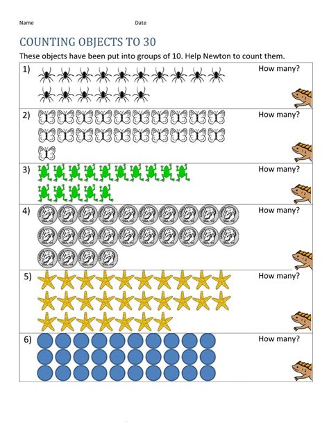 Numbers To Worksheet