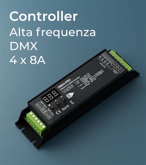 Centralina Dmx Canali X Ampere Per Strisce Led