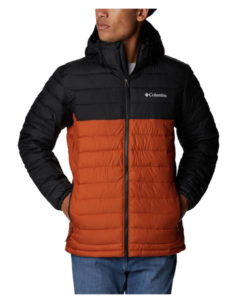 Columbia Powder Lite™ Hooded Jacket M Warm Copperblack Doudounes Ski