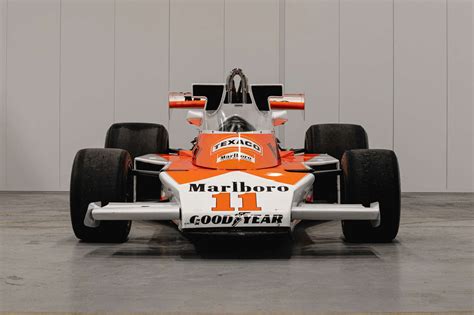 1976 McLaren M23 James Hunt Rush Replika Vezess