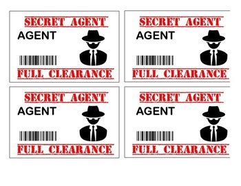 Secret Agent Badges by Sigman3rdGrade | Teachers Pay Teachers