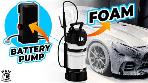 BATTERY POWERED FOAM ON THE GO IK E Foam Pro 12 Sprayer YouTube