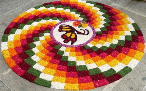 Onam Pookalam 3d designs 112 - Onam Festival