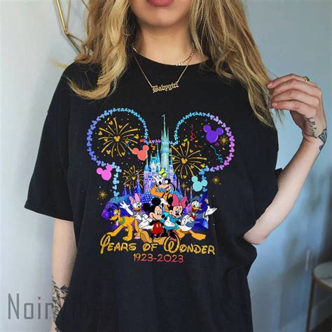 Disney 100 Years Of Wonder Shirt Disneyland 100th Anniversary T Shirt