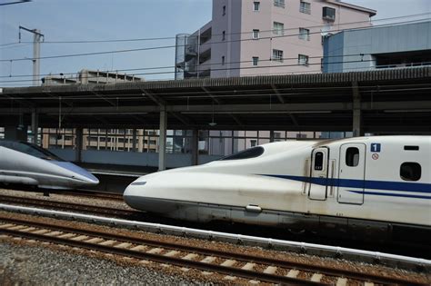 Shinkansen 500 And N700 Nishi Akashi Takeshi Kuboki Flickr