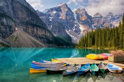 Lac Moraine Canada Puzzle En Ligne