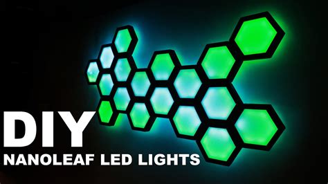 Diy Nanoleaf Hexagon Lights Youtube