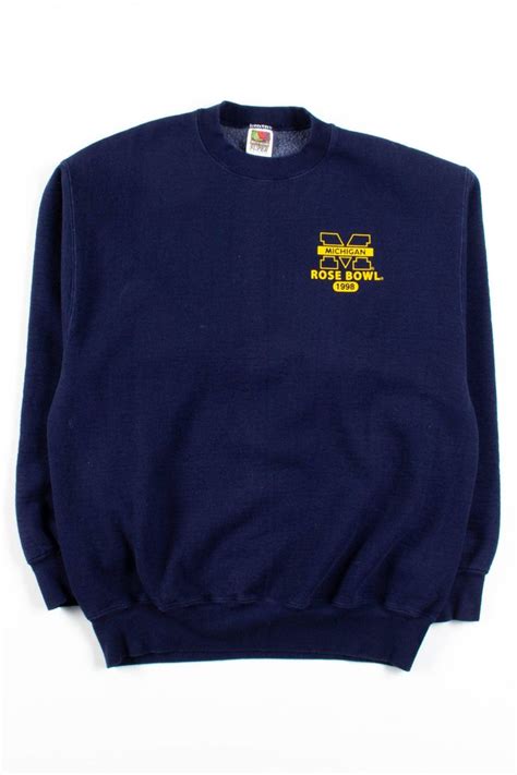 Michigan Rose Bowl 1998 Sweatshirt - Ragstock | Sweatshirts, Rose bowl ...