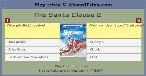 Trivia Quiz : The Santa Clause 2