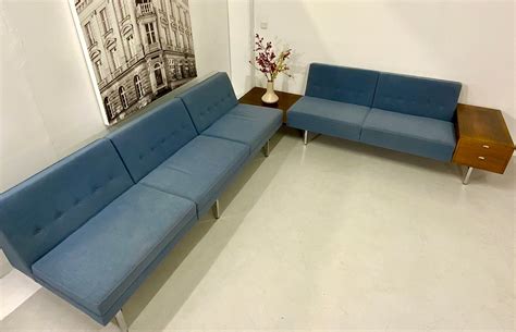 Modulares Sofa System Mit Schubladen Kommode Tisch Aus Rio Palisander