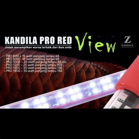 Jual Lampu Led View Kandila Pro Red Aquarium Ikan Arowana Arwana