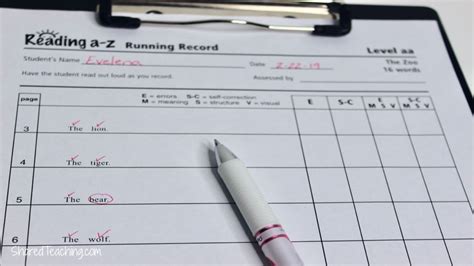 Taking Running Records The Unofficial Guide Shared Teaching