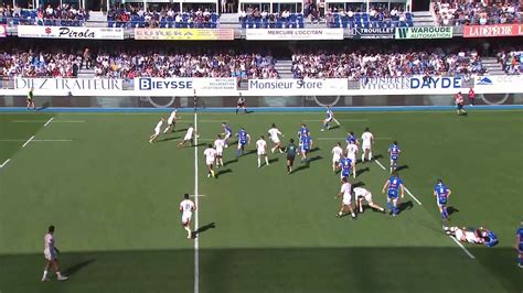 TOP 14 Essai De Santiago CHOCOBARES ST Castres Olympique Stade