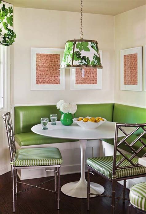 Incredibly Fabulous Breakfast Nook Design Ideas Green Dining Room