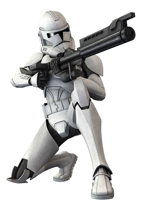 Weapon Star Clone Wars Figurine The Trooper Transparent Hq Png Download