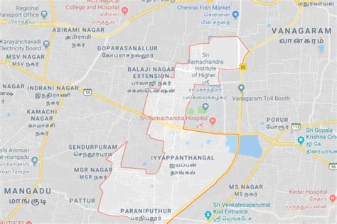 IYYAPANTHANGAL RoofandFloor Localities