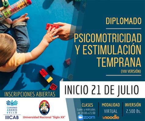 Diplomado en Psicomotricidad y Estimulación Temprana 2021 Instituto