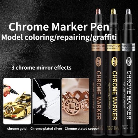 Paint Marker Pens Metal, Metal Paint Marker Silver, Paint Pens For Metal