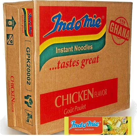 Nigerian Indomie Noodle Onion Chicken 40 X 70gm Box