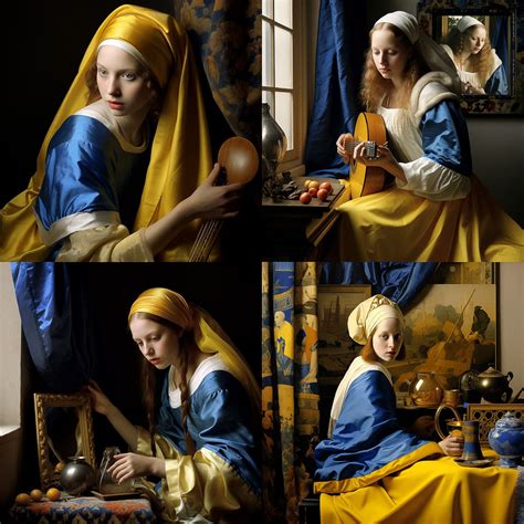 Johannes Vermeer Ai Art Style Realistic Lighting And Subtle Details