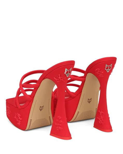 Giày cao gót Naked Wolfe HONESTY RED Jordan