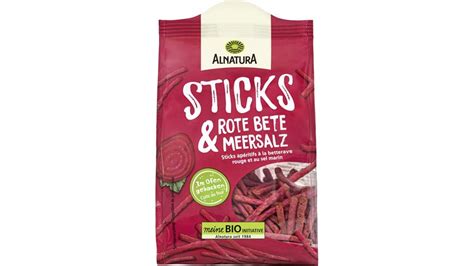 Alnatura Bio Sticks Rote Bete Meersalz Online Bestellen M Ller