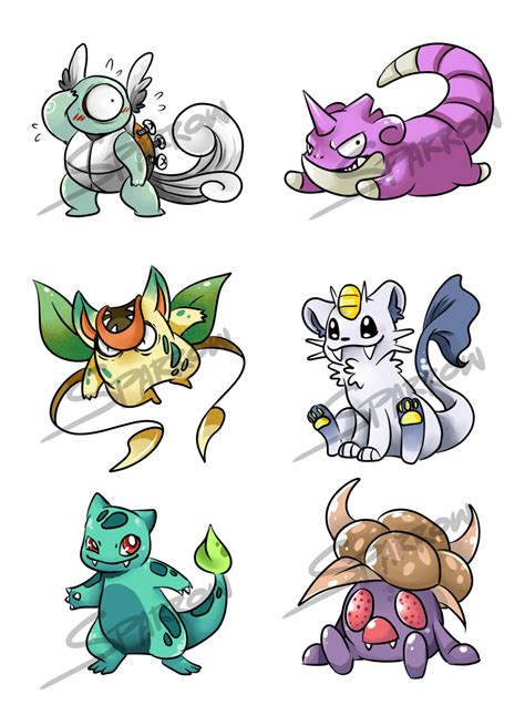 :close: Pokemon Fusion Set4 :close: by DarkDragonDen on DeviantArt