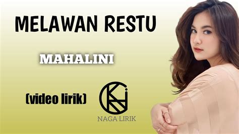 Melawan Restu Mahalini Video Lirik Youtube