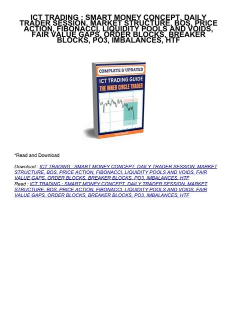 [pdf] Ict Trading Smart Money Concept Daily Trader Session Market