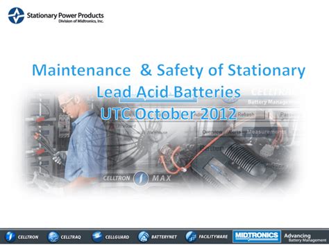 Maintenance And Safety Of Stationary Lead Acid Batteries