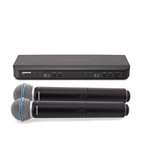 Shure BLX288/B58 Dual Channel Wireless Handheld Microphone System ...