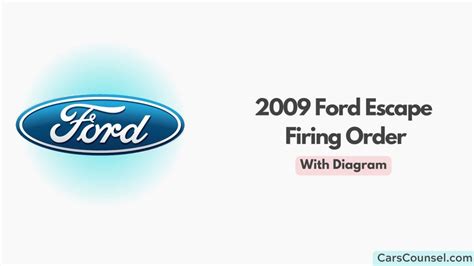 2009 Ford Escape Firing Order With Diagram