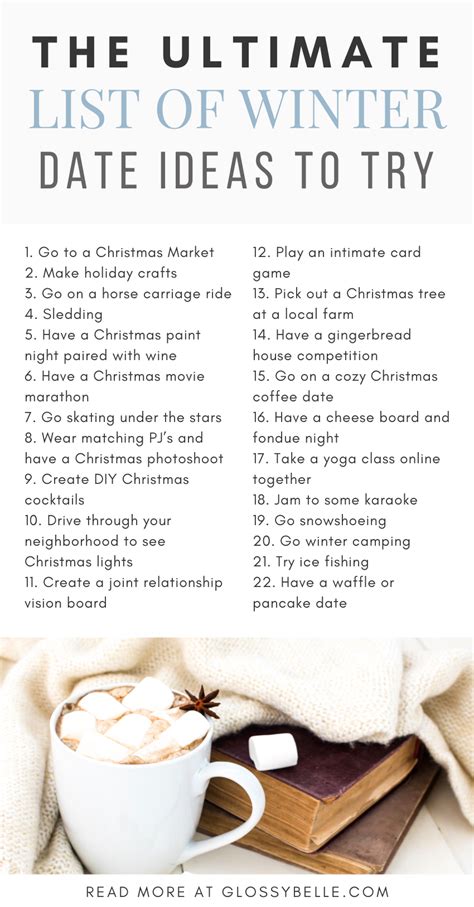 50 Fun Winter Date Ideas For Couples Glossy Belle