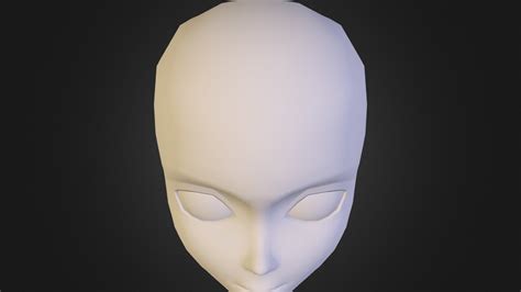 Anime_Face_Model - 3D model by killbill2000 [435f3f8] - Sketchfab