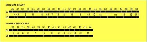 Shimano Sizing Chart