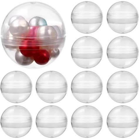 Pcs Mini Boule En Transparente Boule Remplir Transparente Boules D