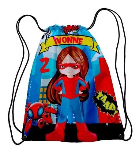 Spider Man Morralitos Personalizados Recuerdos Fiestas Pz Env O Gratis