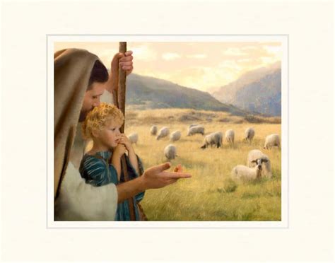 [100+] Jesus With Sheep Wallpapers | Wallpapers.com