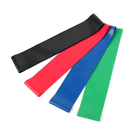 Pcs Set Cm Elastic Tension Resistance Bands Levels Rubber Loops