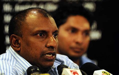 Aravinda de Silva speaks to the press | ESPNcricinfo.com