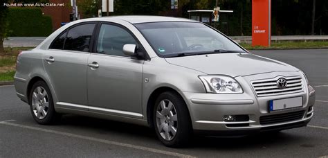 Toyota Avensis Ii Vvt I Hp Technical Specs Data Fuel