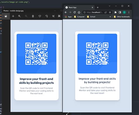 Frontend Mentor Qr Code Component Solution Qr Component App