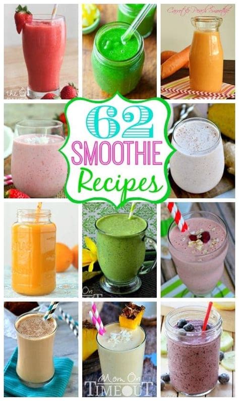 62 Smoothie Recipes to Kick-Start Your Day! - Mom On Timeout