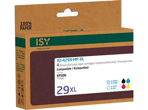 Cartucho De Tinta Isy Iei Mp Xl Pack Tintas Compatible Con